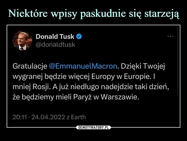 
    Niektóre wpisy paskudnie się starzeją