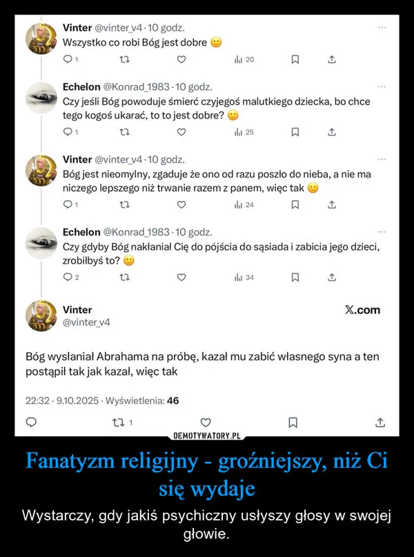 
    Fanatyzm religijny - groźniejszy, niż Ci się wydaje
