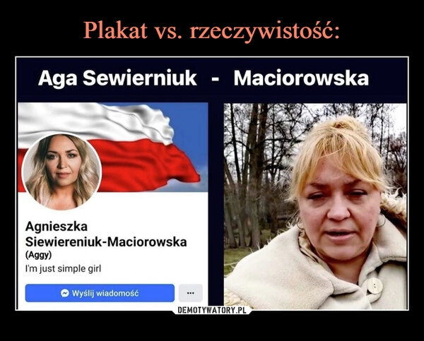 
    Plakat vs. rzeczywistość: