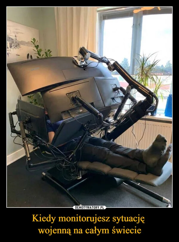 
    Kiedy monitorujesz sytuację wojenną na całym świecie