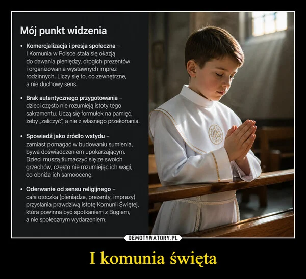 
    I komunia święta