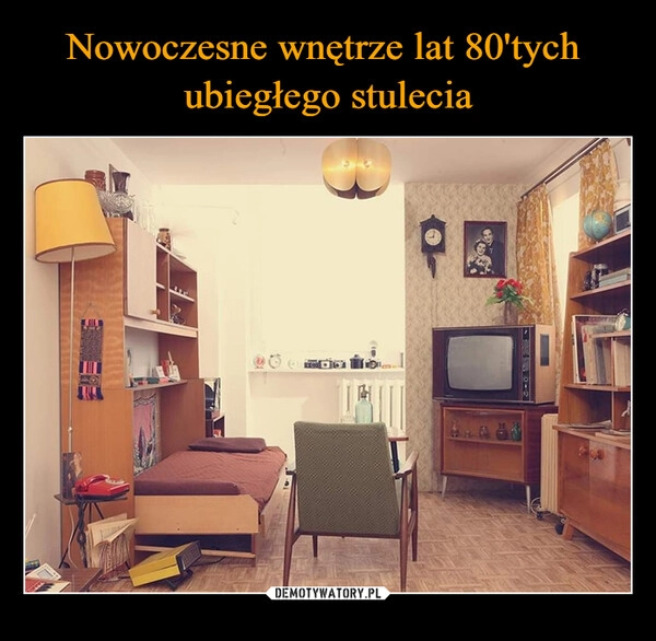 
    Nowoczesne wnętrze lat 80'tych 
ubiegłego stulecia