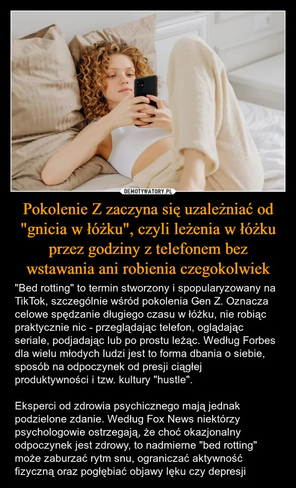 
    Pokolenie Z zaczyna się uzależniać od 
