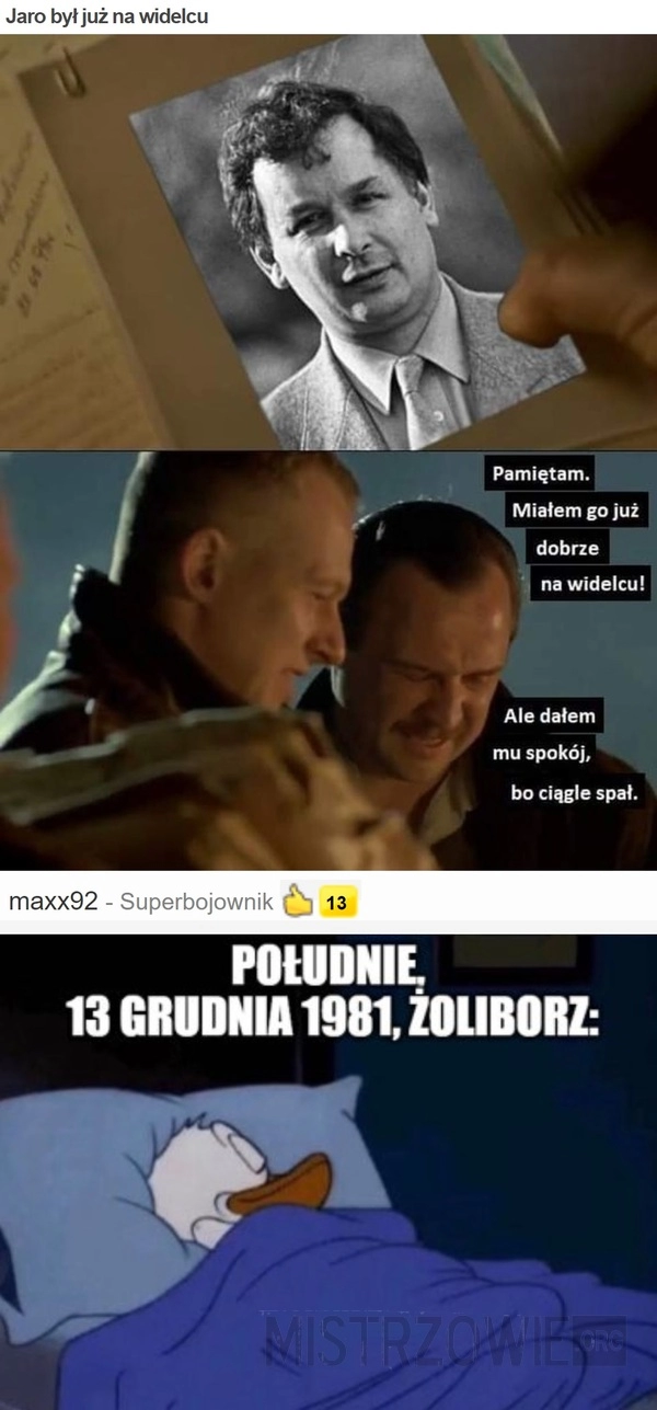 
    
			Jaro był już na widelcu					