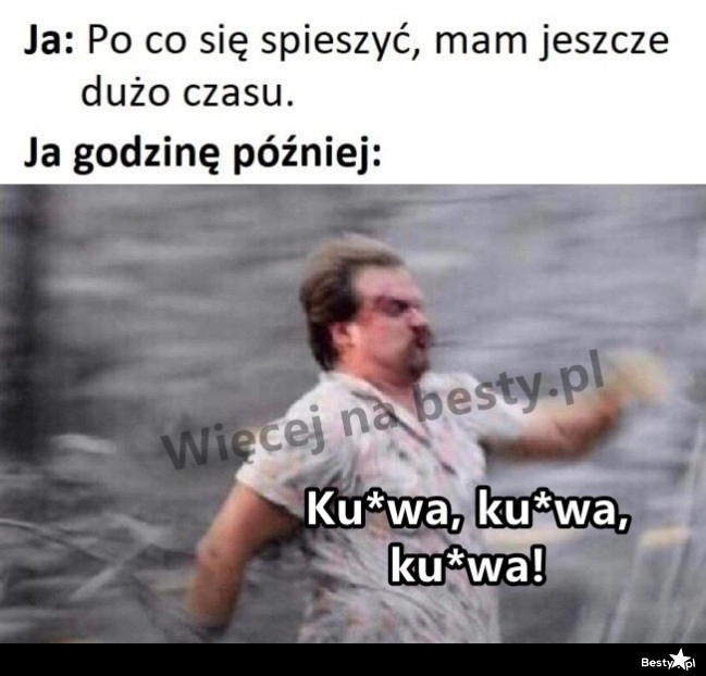 
    Jednak trzeba było się spieszyć 