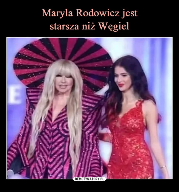 Maryla Rodowicz jest starsza niż Węgiel
