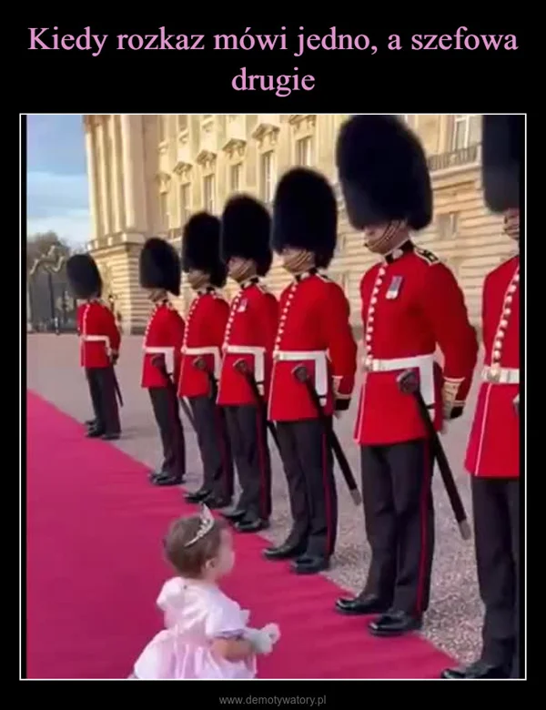 
    Kiedy rozkaz mówi jedno, a szefowa drugie