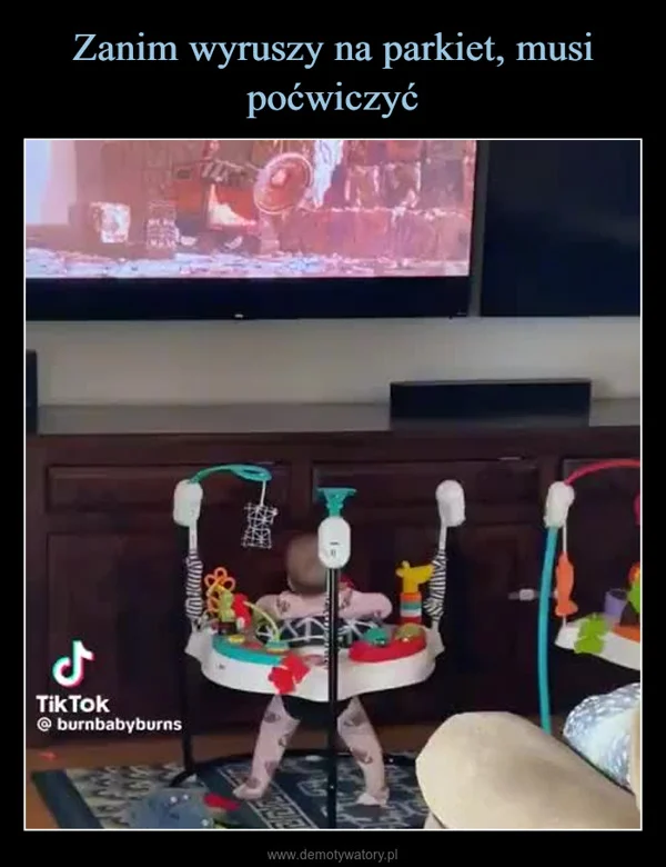 
    Zanim wyruszy na parkiet, musi poćwiczyć