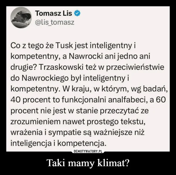 
    Taki mamy klimat?