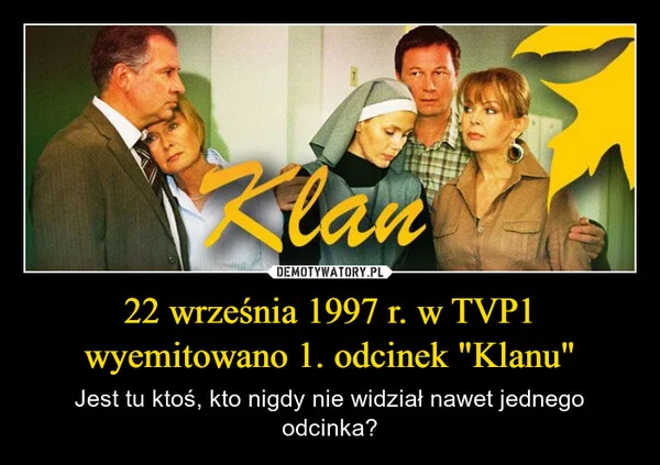 22 września 1997 r. w TVP1 wyemitowano 1. odcinek 