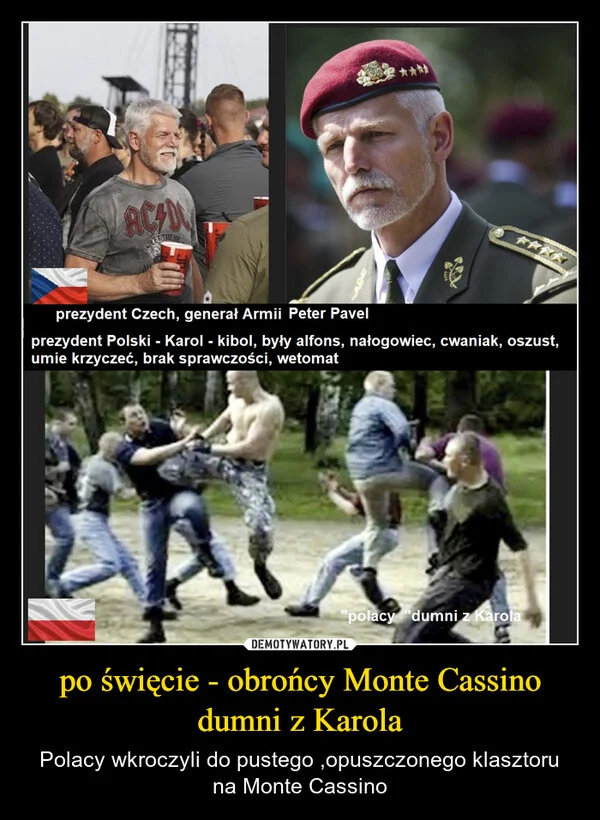 
    po święcie - obrońcy Monte Cassino dumni z Karola