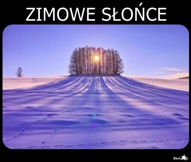 
    Zimowe słońce 