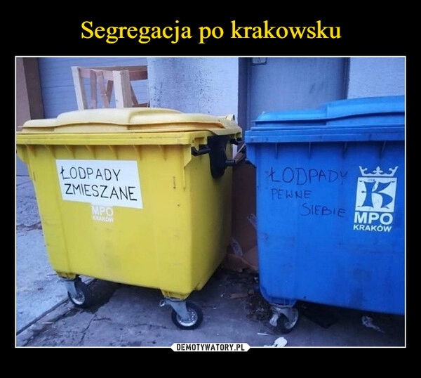 
    Segregacja po krakowsku 