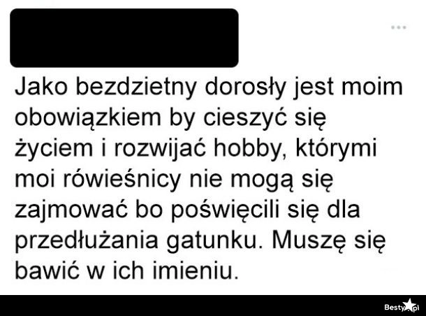 
    Bezdzietny dorosły 