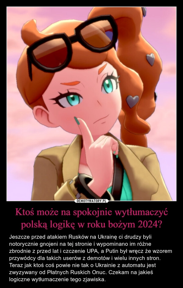 
    Ktoś może na spokojnie wytłumaczyć polską logikę w roku bożym 2024?