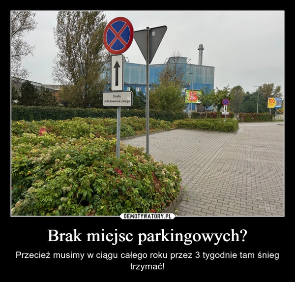 
    Brak miejsc parkingowych?