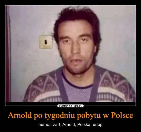 
    Arnold po tygodniu pobytu w Polsce