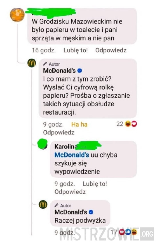 
    McSzacunek