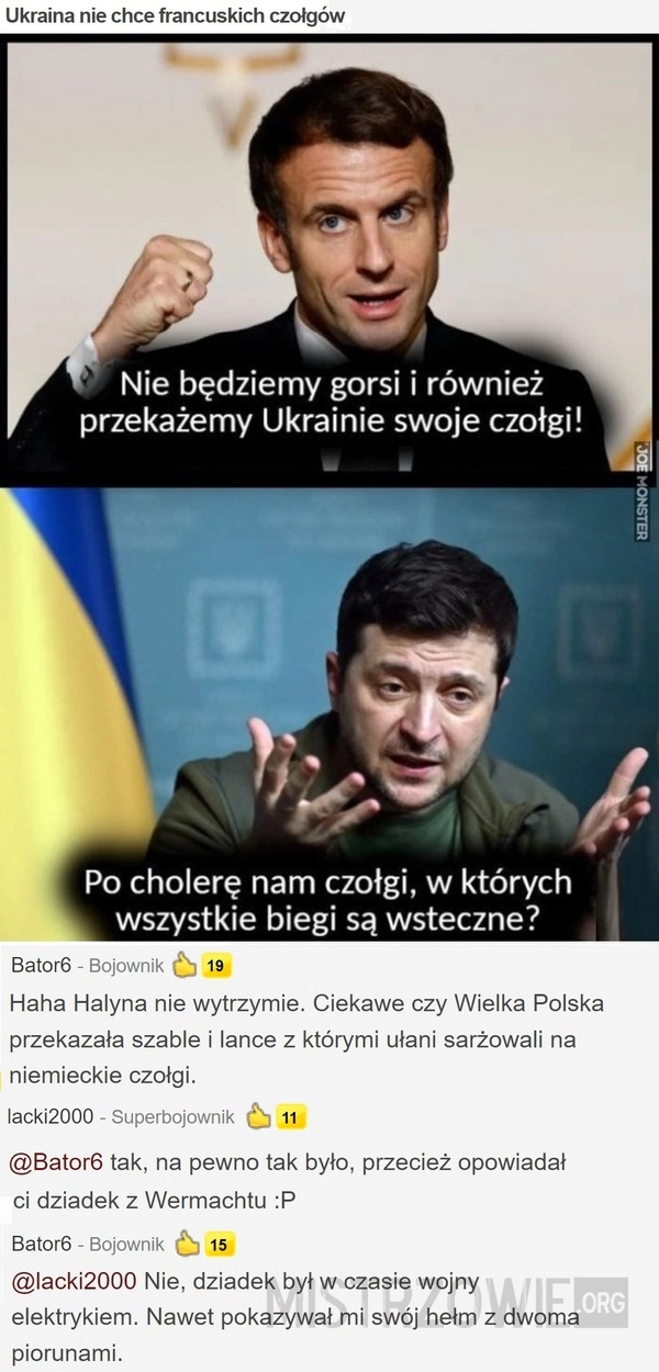 
    Ukraina nie chce francuskich czołgów