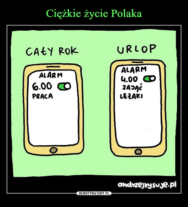 
    Ciężkie życie Polaka