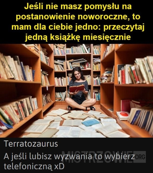 
    Postanowienie noworoczne