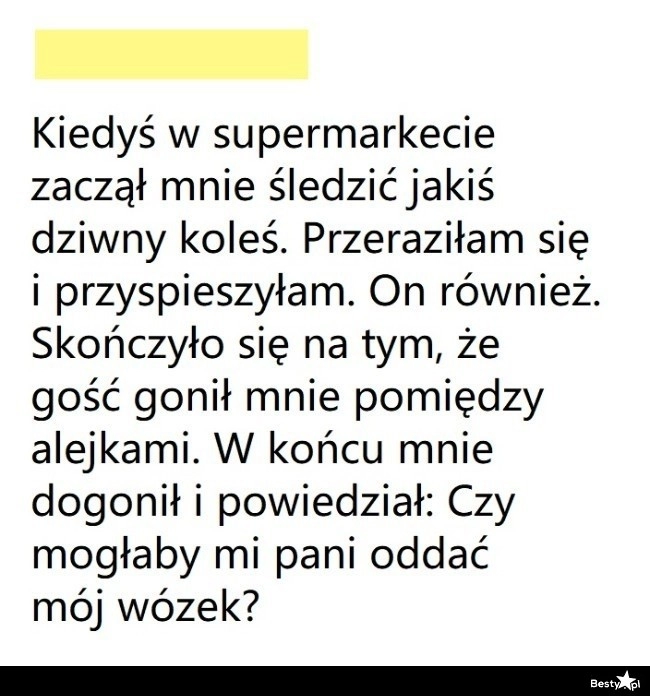 
    Dziwny koleś w sklepie 