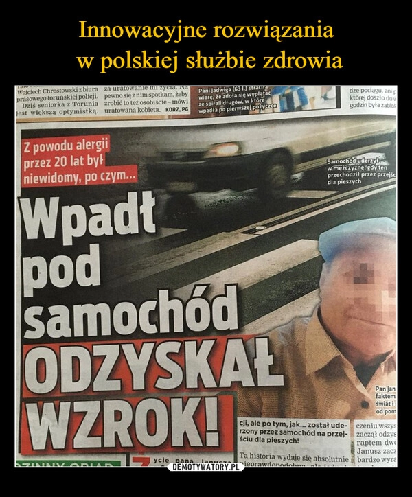 
    Innowacyjne rozwiązania
 w polskiej służbie zdrowia