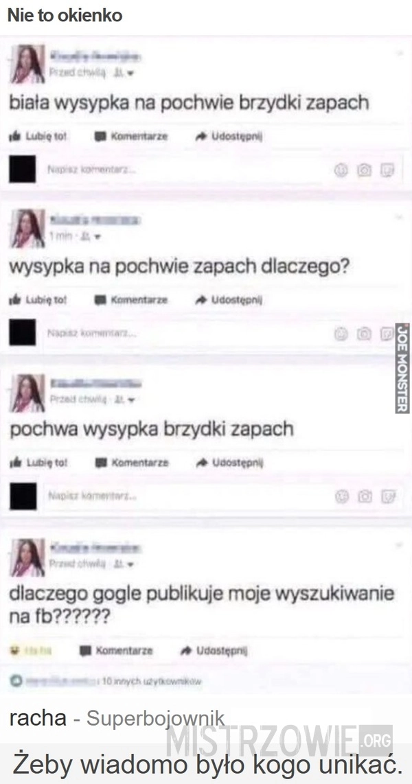 
    Nie to okienko