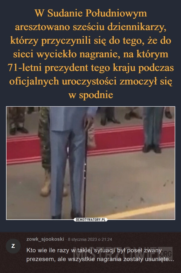 
    Kompromitujące nagranie