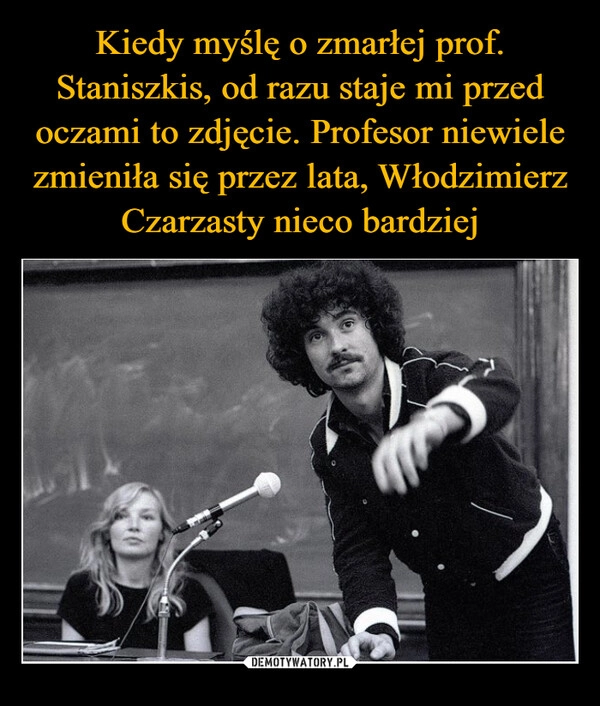 
    Kiedy myślę o zmarłej prof. Staniszkis, od razu staje mi przed oczami to zdjęcie. Profesor niewiele zmieniła się przez lata, Włodzimierz Czarzasty nieco bardziej