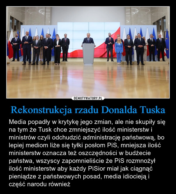 
    Rekonstrukcja rzadu Donalda Tuska