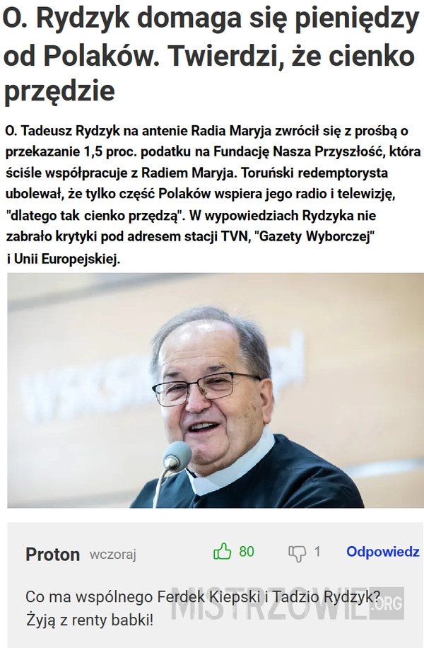 
    Mało, ciągle mało