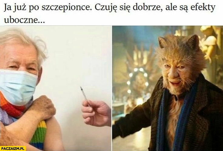 
    Ja już po szczepionce czuje się dobrze ale są efekty uboczne