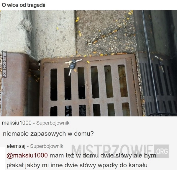 
    O włos od tragedii