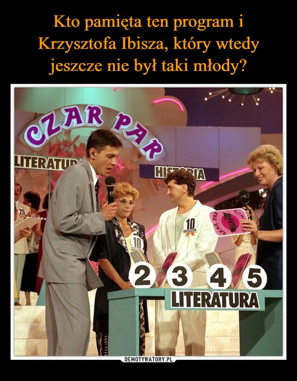 
    Kto pamięta ten program i Krzysztofa Ibisza, który wtedy jeszcze nie był taki młody?