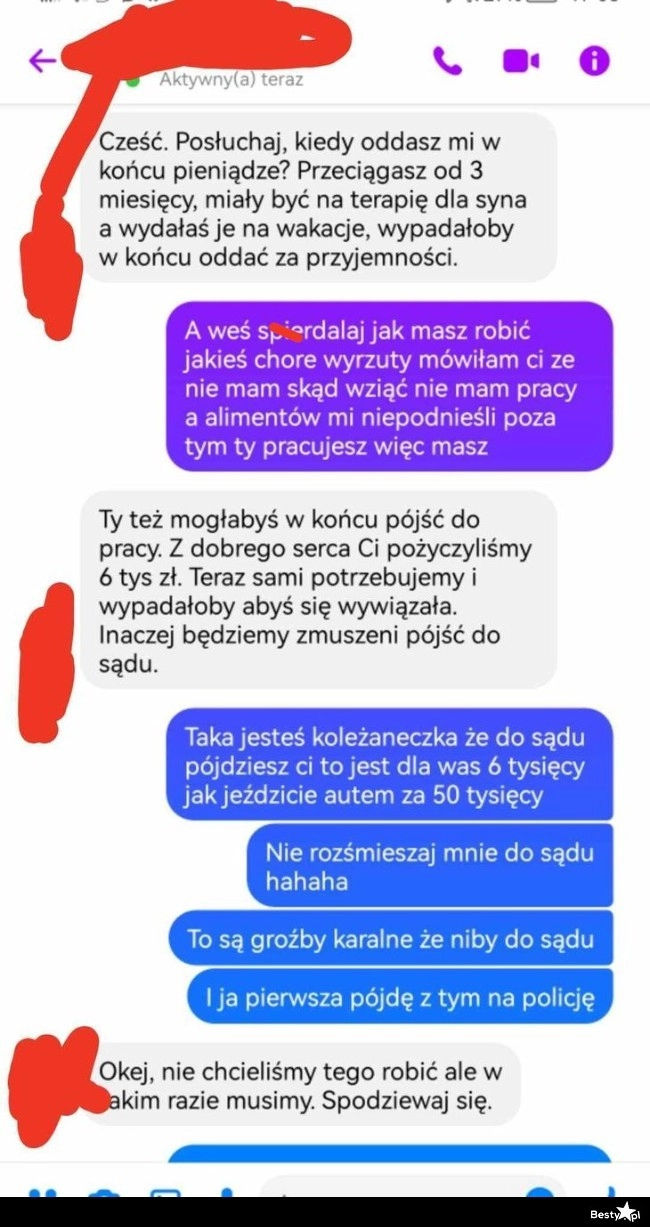 
    Dobry zwyczaj, nie pożyczaj 