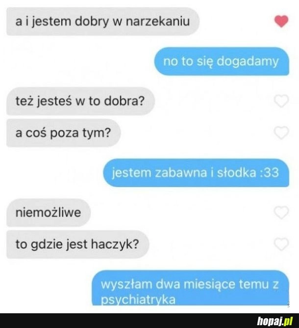 
    Przynajmniej szczera