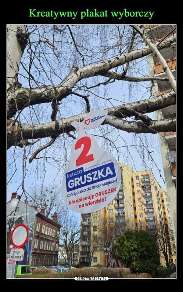 
    Kreatywny plakat wyborczy