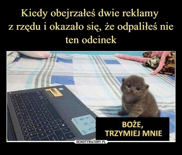 
    Kiedy obejrzałeś dwie reklamy 
z rzędu i okazało się, że odpaliłeś nie ten odcinek