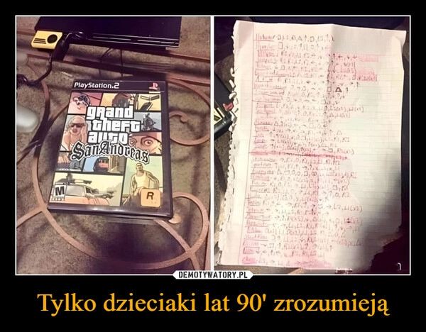 
    Tylko dzieciaki lat 90' zrozumieją