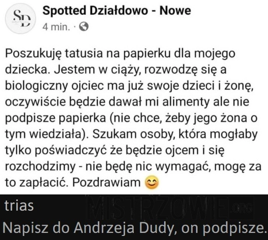 
    Tatuś na papierku