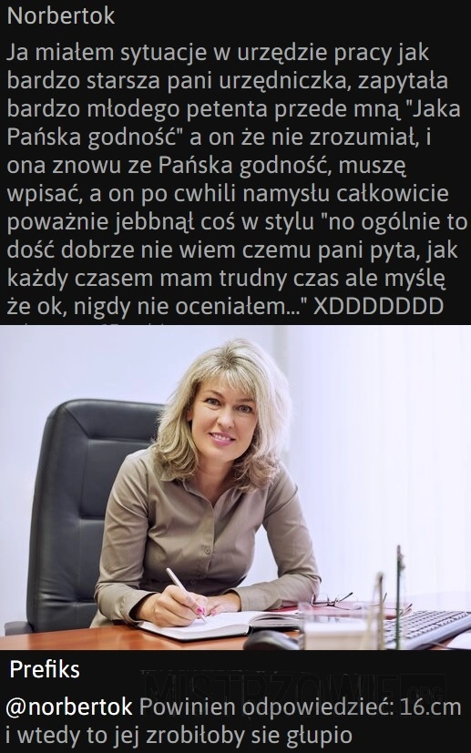 
    W urzędzie: