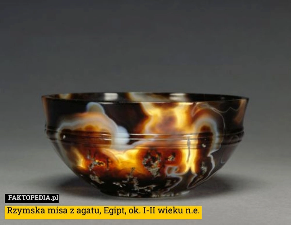 
    Rzymska misa z agatu, Egipt, ok. I-II wieku n.e.
