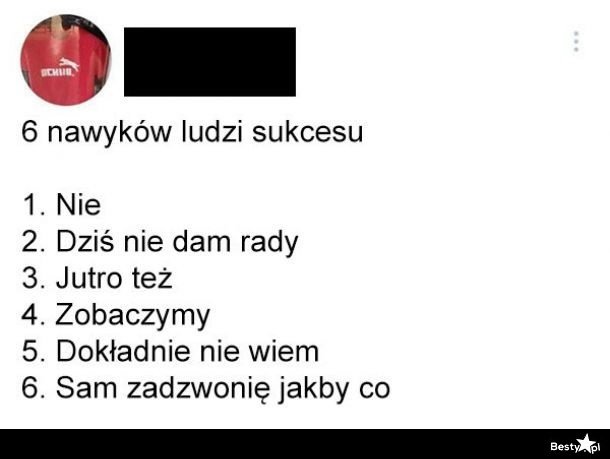 
    6 nawyków ludzi sukcesów 