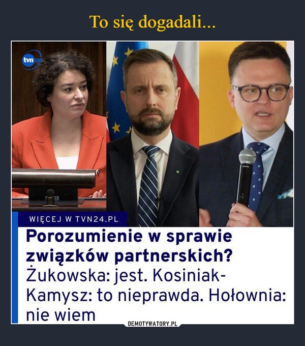 
    To się dogadali...