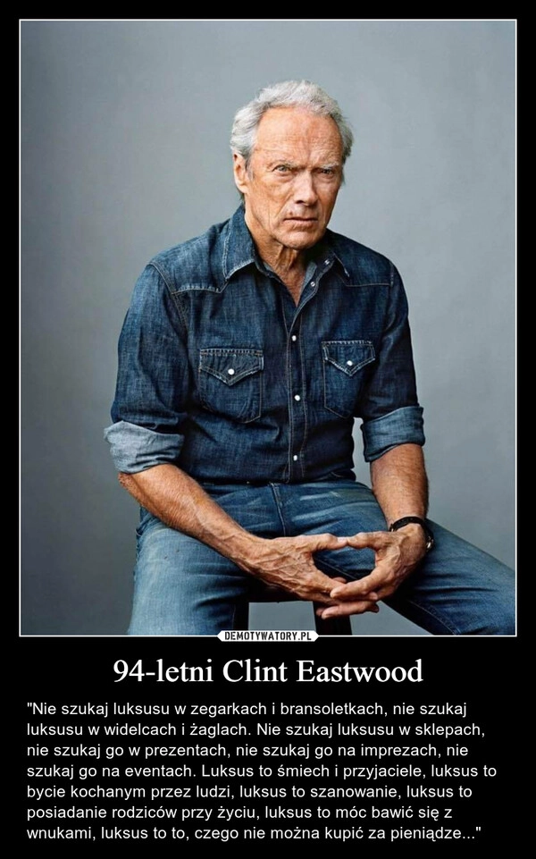 
    94-letni Clint Eastwood