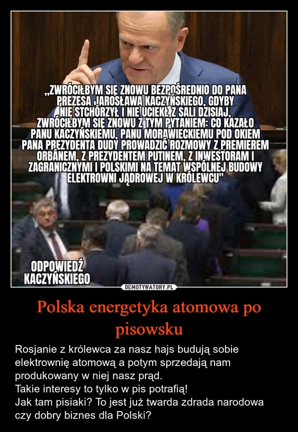 
    Polska energetyka atomowa po pisowsku