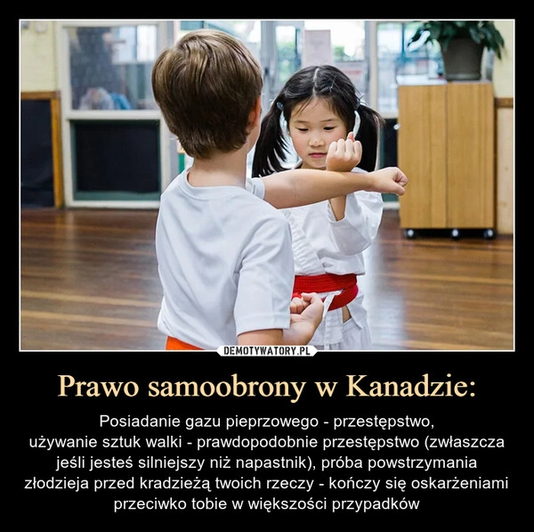 
    Prawo samoobrony w Kanadzie: