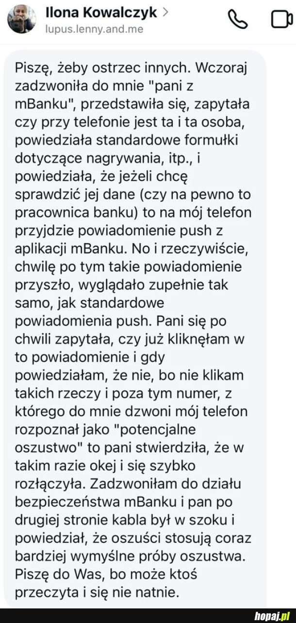 
    Uważajcie na oszustów