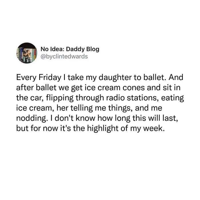 
    The highlight of the week.